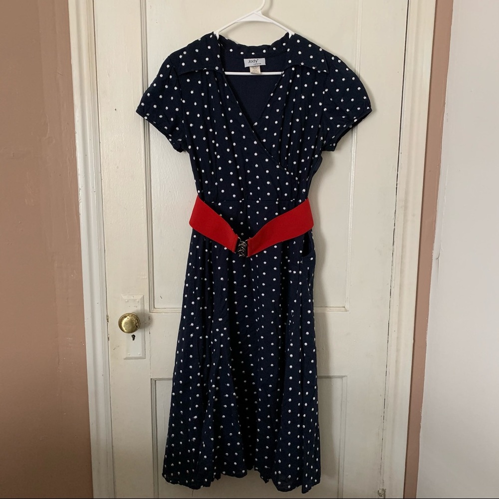 Jody 1950’s style polka dot dress size M